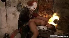 Play Porn Movie Gypsy Abused By A Clown Putting Cock In Her Mouth