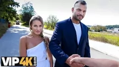 Play Eveline Dellai Gets Fucked in Doggystyle for Cuckold Husband's Pleasure on Hunt4K